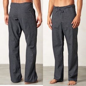 PRANA Men’s Drawstring Waist Sutra Pant Gray Hemp Blend